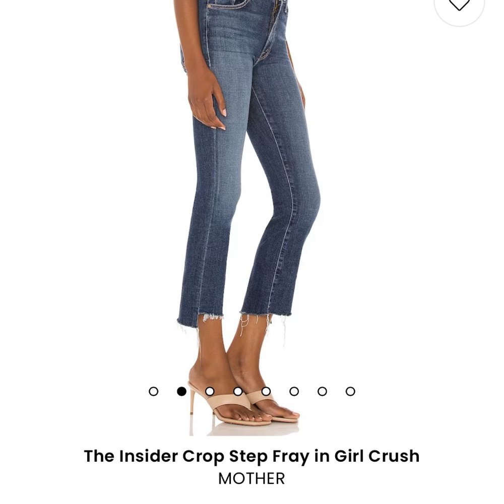 Mother The Insider Step Crop Fray